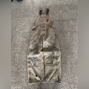 Vintage Insulated Carhartt Overalls With Imperfections.
